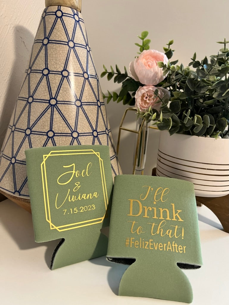 Wedding Favor Koozies