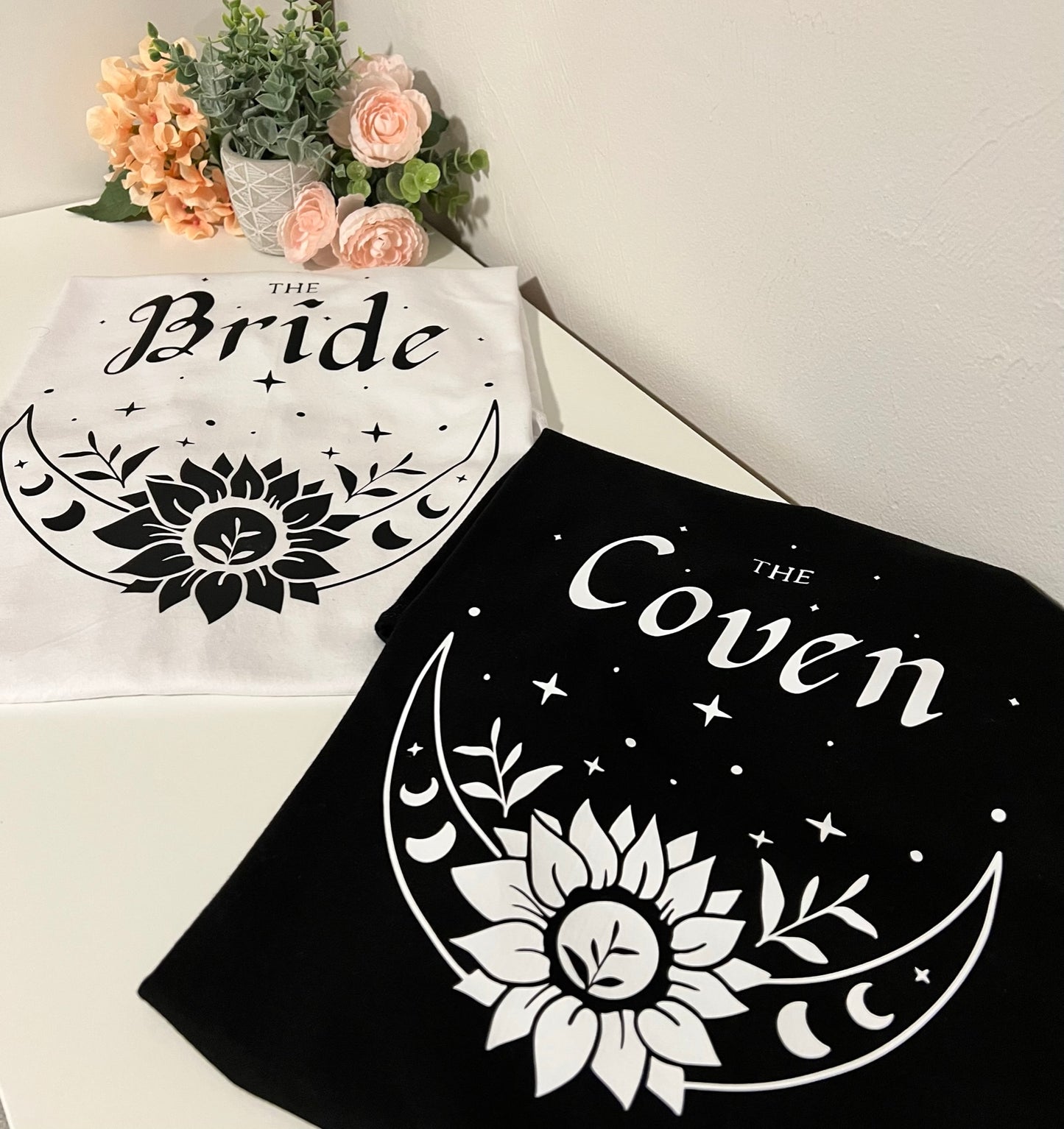 The Bride and The Coven Witchy Halloween Themes Bachelorette Part Shirt